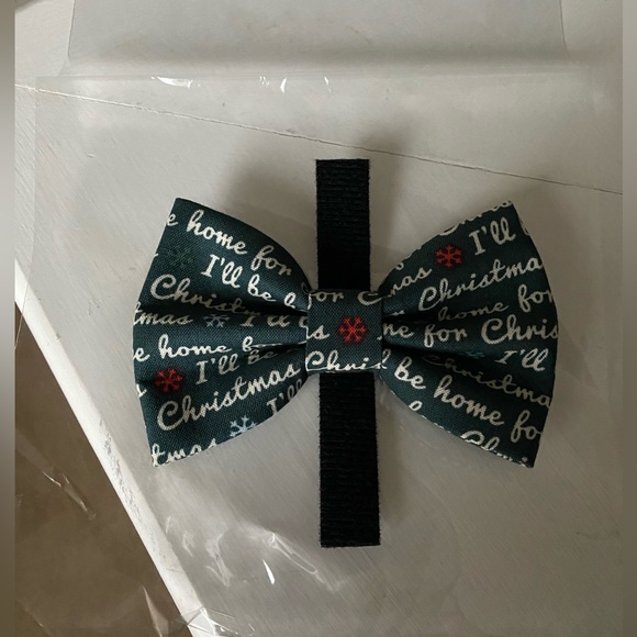 NWT | I’ll be home for Christmas | Christmas Dog Bowtie | Pet Accessories - Picture 5 of 6